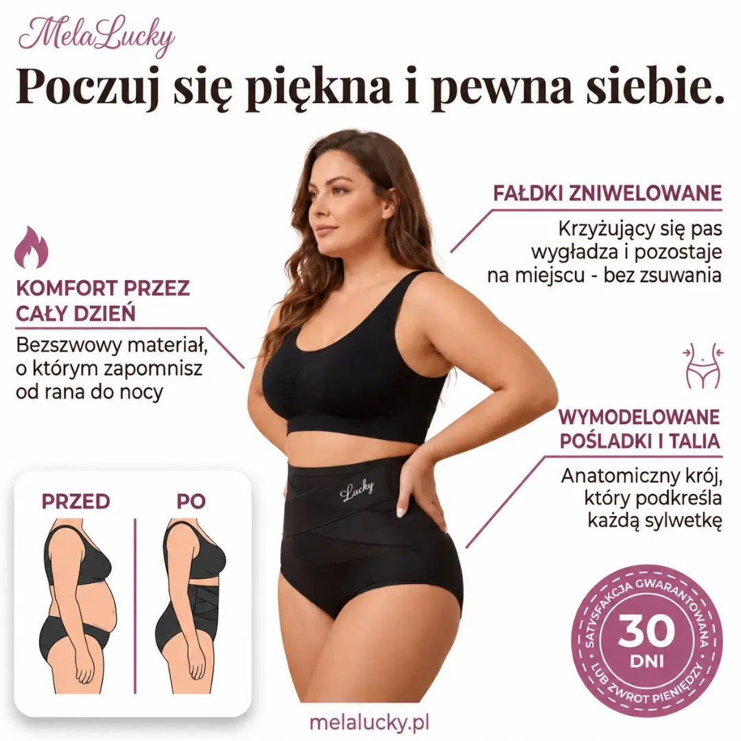Majtki Modelujące z Wysokim Stanem i Kontrolą Brzucha | Bezszwowe