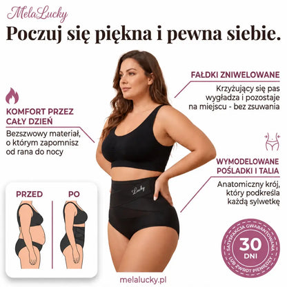 Majtki Modelujące z Wysokim Stanem i Kontrolą Brzucha | Bezszwowe