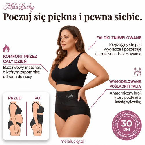 Majtki Modelujące z Wysokim Stanem i Kontrolą Brzucha | Bezszwowe