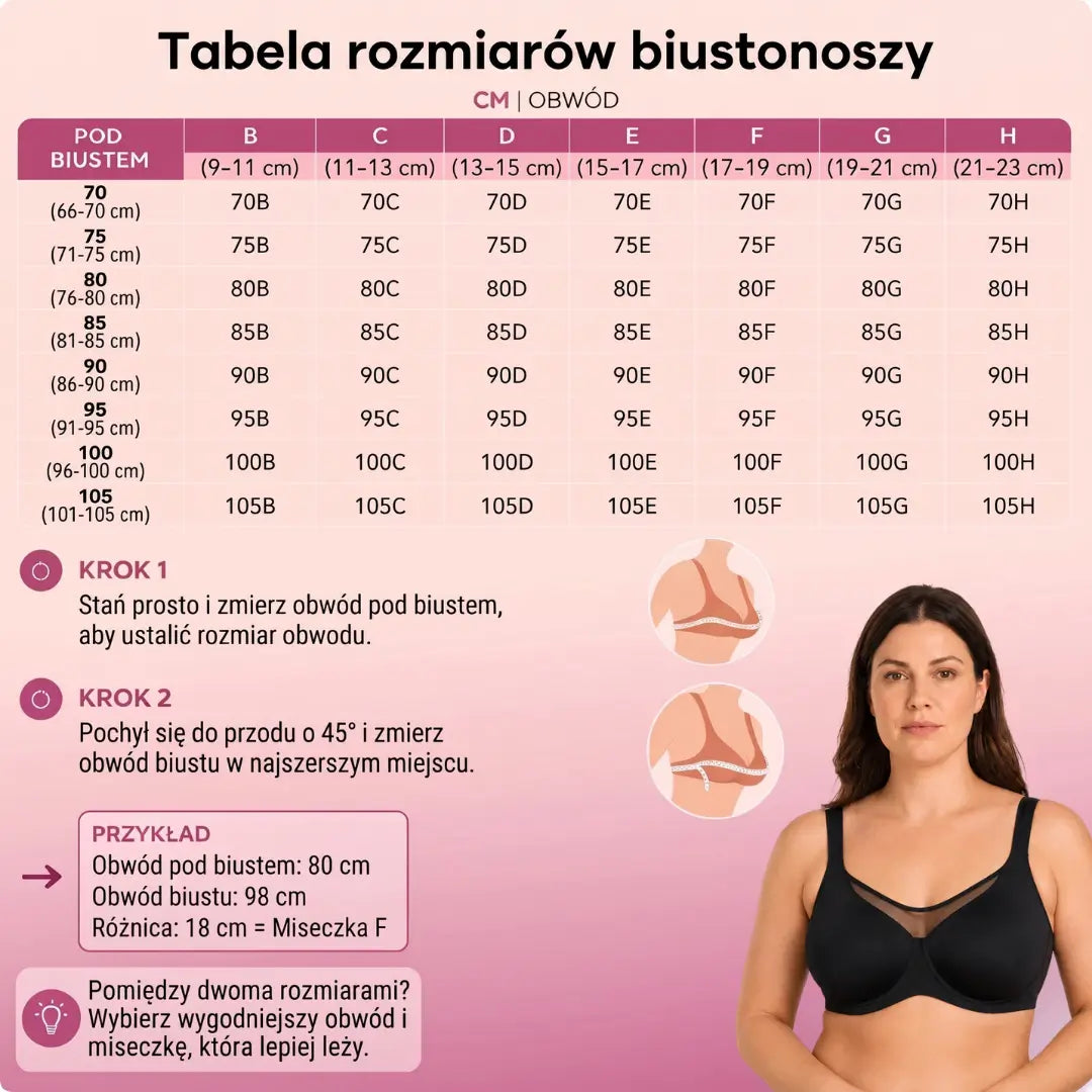 Biustonosz minimalizujący | Niewidoczny