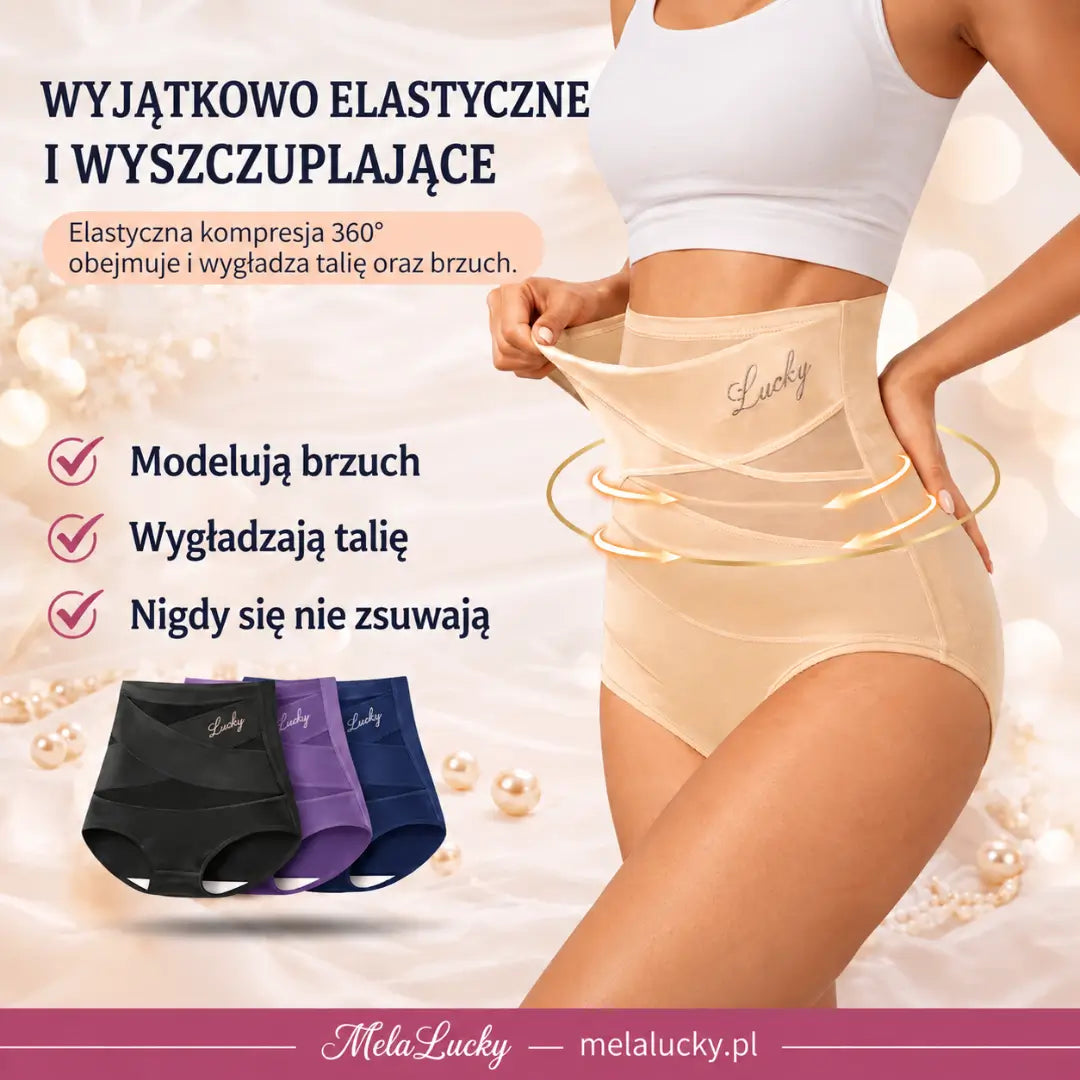 Majtki Modelujące z Wysokim Stanem i Kontrolą Brzucha | Bezszwowe