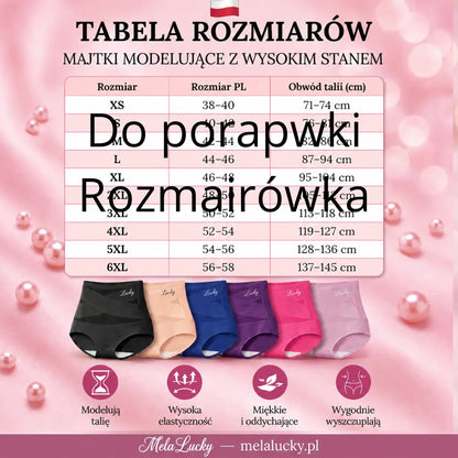Majtki Modelujące z Wysokim Stanem i Kontrolą Brzucha | Bezszwowe